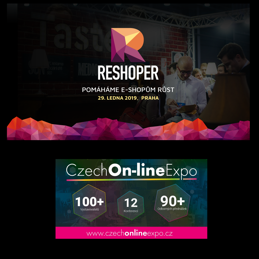 Jedeme na RESHOPER 2019 a CZECH ON-LINE EXPO 2019!